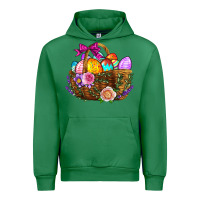 Emerald Easter Eggs Hamper Urban Hoodie - BundleAndBundleShop