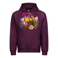 Mauve Wine Easter Eggs Hamper Urban Hoodie - BundleAndBundleShop