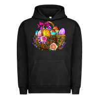 Pigment Black Easter Eggs Hamper Urban Hoodie - BundleAndBundleShop