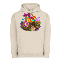 Pigment French Oak Easter Eggs Hamper Urban Hoodie - BundleAndBundleShop