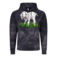 Cloud Black Baby Angora Goat Vintage Hoodie - LillyAllenDesigns