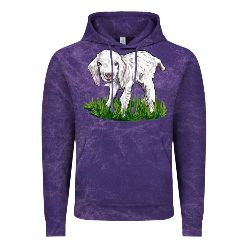 Baby Angora Goat Vintage Hoodie by LillyAllenDesigns | Teevron