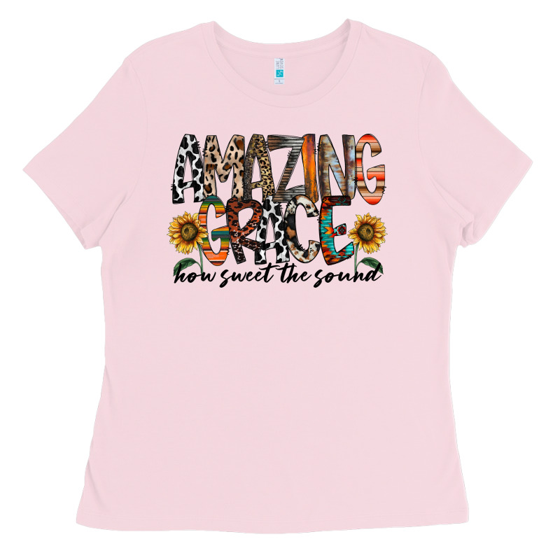 Amazing Grace How Sweet The Sound Ladies Tee by RacoonDesign | Teevron