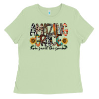 Matcha amazing grace how sweet the sound Ladies Tee - RacoonDesign
