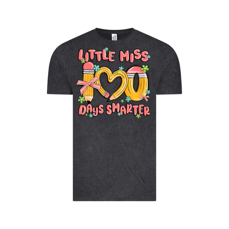Little Miss 100 Days Smarter Vintage Tee by MaliasSmallBusiness | Teevron