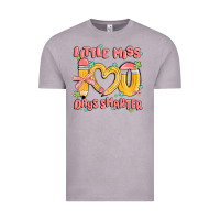 Vintage Zinc little miss 100 days smarter Vintage Tee - MaliasSmallBusiness