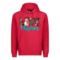 Cardinal love christmas snowman Premium Hoodie - JahusDesignShop
