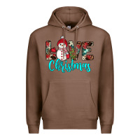 Chestnut love christmas snowman Premium Hoodie - JahusDesignShop