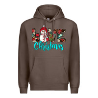 Coffee love christmas snowman Premium Hoodie - JahusDesignShop