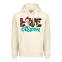 Sandshell love christmas snowman Premium Hoodie - JahusDesignShop