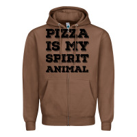 Chestnut Pizza Is My Spirit Animal Zipper Hoodie - Bettercallsaul