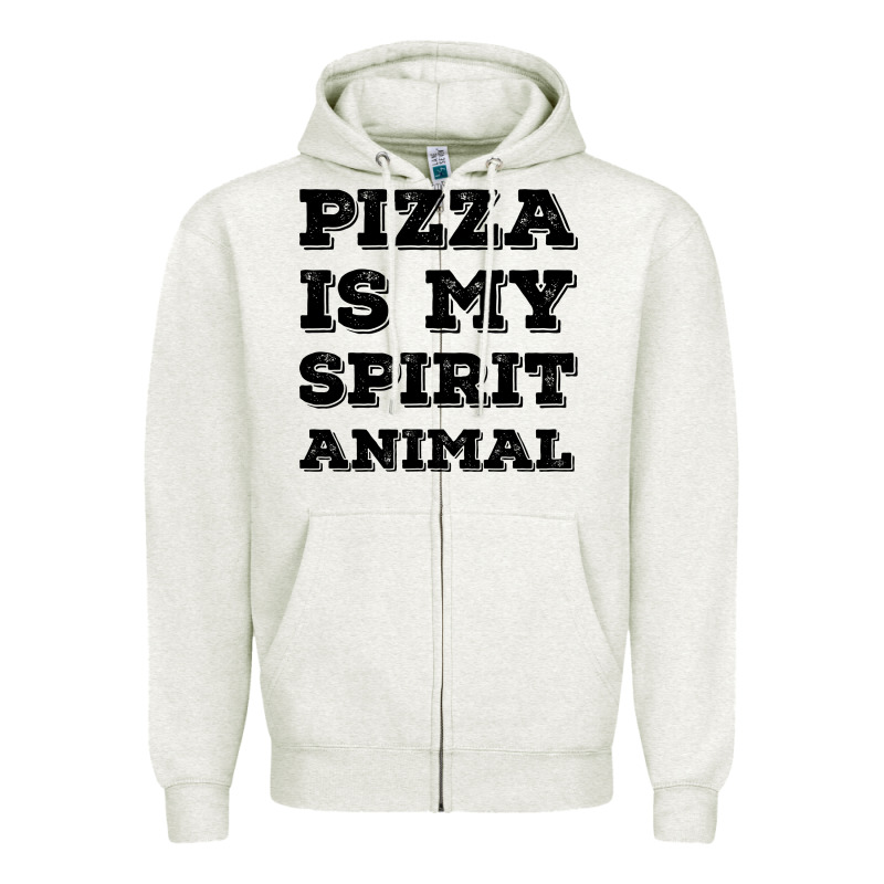 Pizza Is My Spirit Animal Zipper Hoodie by Bettercallsaul | Teevron