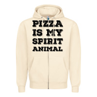 Sandshell Pizza Is My Spirit Animal Zipper Hoodie - Bettercallsaul