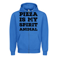 True Royal Pizza Is My Spirit Animal Zipper Hoodie - Bettercallsaul