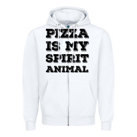 White Pizza Is My Spirit Animal Zipper Hoodie - Bettercallsaul
