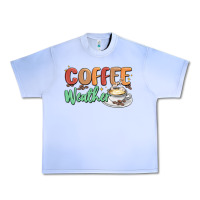 Grape Ice coffee weather Urban Heavy Tee - MaliasSmallBusiness