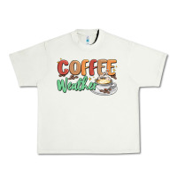 Pistachio coffee weather Urban Heavy Tee - MaliasSmallBusiness