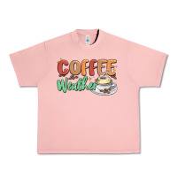 Salmon coffee weather Urban Heavy Tee - MaliasSmallBusiness
