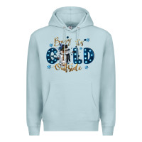 Blue Mist baby its cold outside Premium Hoodie - CowGirlArtShop