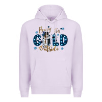 Lilac baby its cold outside Premium Hoodie - CowGirlArtShop