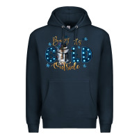 Navy baby its cold outside Premium Hoodie - CowGirlArtShop