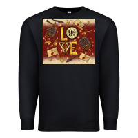 Black wizard love Premium Sweatshirt - TumblerDesignByShophia