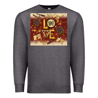 Charcoal Heather wizard love Premium Sweatshirt - TumblerDesignByShophia