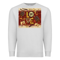 Dove Grey wizard love Premium Sweatshirt - TumblerDesignByShophia
