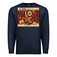 Navy wizard love Premium Sweatshirt - TumblerDesignByShophia