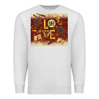 Oatmeal Heather wizard love Premium Sweatshirt - TumblerDesignByShophia