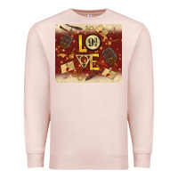 Pale Pink wizard love Premium Sweatshirt - TumblerDesignByShophia