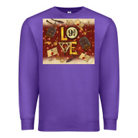Purple wizard love Premium Sweatshirt - TumblerDesignByShophia