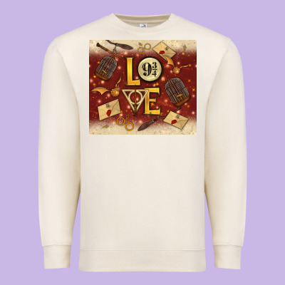 Wizard Love Premium Sweatshirt Designed By Tumblerdesignbyshophia