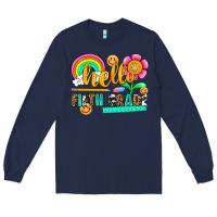 Navy hello fifth grade Long Sleeve Tee - NancyCooperArtShop