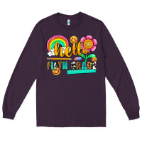 Plum hello fifth grade Long Sleeve Tee - NancyCooperArtShop