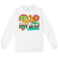 White hello fifth grade Long Sleeve Tee - NancyCooperArtShop