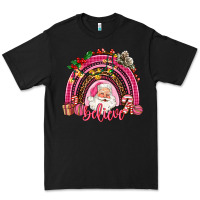 Black pink christmas believe  rainbow Premium Tee - AdoDesignShop