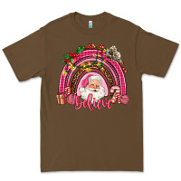 Cacao pink christmas believe  rainbow Premium Tee - AdoDesignShop