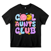 Black cool aunts club Heavy Core Tee - JahusDesignShop