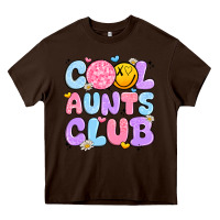 Chocolate Brown cool aunts club Heavy Core Tee - JahusDesignShop