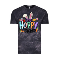 Cloud Black one hoppy teacher Vintage Tee - MaliasSmallBusiness