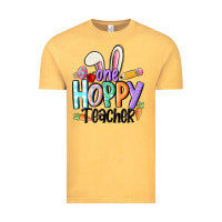 Vintage Mustard one hoppy teacher Vintage Tee - MaliasSmallBusiness