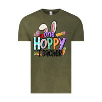 Vintage Olive one hoppy teacher Vintage Tee - MaliasSmallBusiness
