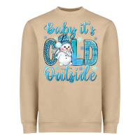 Mushroom baby its cold outside Heavyweight Sweatshirt - NancyCooperArtShop