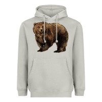 Moon Dust Grizzly Bear Heavyweight Hoodie - HowdyJamesFarm