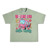 Oil Green bookish girlie express Urban Heavy Tee - MaliasSmallBusiness
