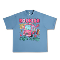 Pebble Blue bookish girlie express Urban Heavy Tee - MaliasSmallBusiness
