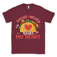 Burgundy tacos never broke my heart Classic Tee - MaliasSmallBusiness