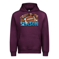 Mauve Wine touchdown season Urban Hoodie - FaDigitalArtStudio