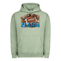 Pigment Oil Green touchdown season Urban Hoodie - FaDigitalArtStudio